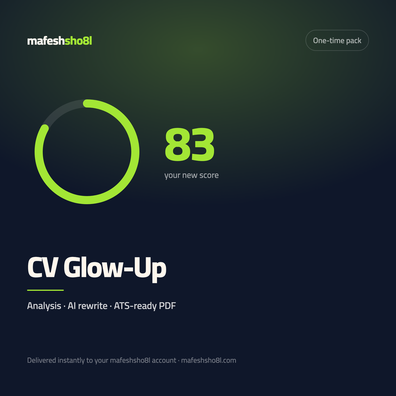 CV Glow-Up Pack